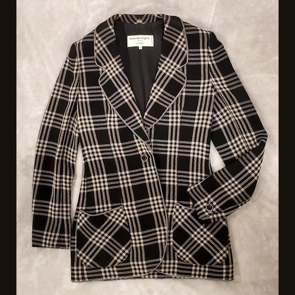 Emanuel Ungaro Wool Jacket | Size 10